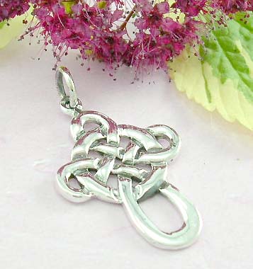 Shopping discount pendant online sterling silver cross pendant design with circle celtic knot 