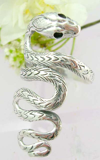  Cool wholesale silver jewellery catalog Sterling silver ring with a snake      