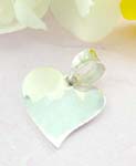 925 Sterling silver pendant with fashion heart shape