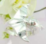 dolphine and tail sterling silver ring
